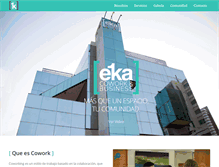 Tablet Screenshot of ekacowork.com